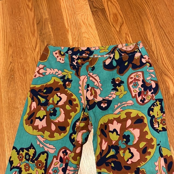 NWT Free People Tessa Tapered Trousers - Retro Floral Size 2 - Picture 10 of 16